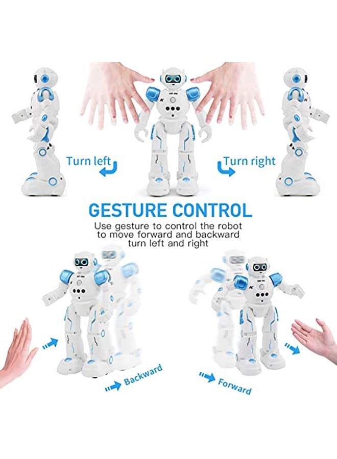 Robot Toys RC Robot for Kids Rechargeable Intelligent Programmable Robot with Infrared Controller,Remote Control Robots Gesture Sensing Robot,Interactive Walking Singing Dancing - Image 5